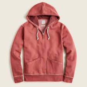 J. Crew Wallace & Barnes heritage fleece half-zip hoodie